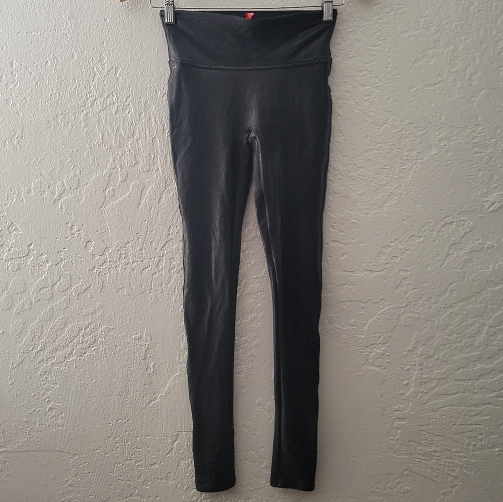 Spanx Faux Leather Leggings XS
